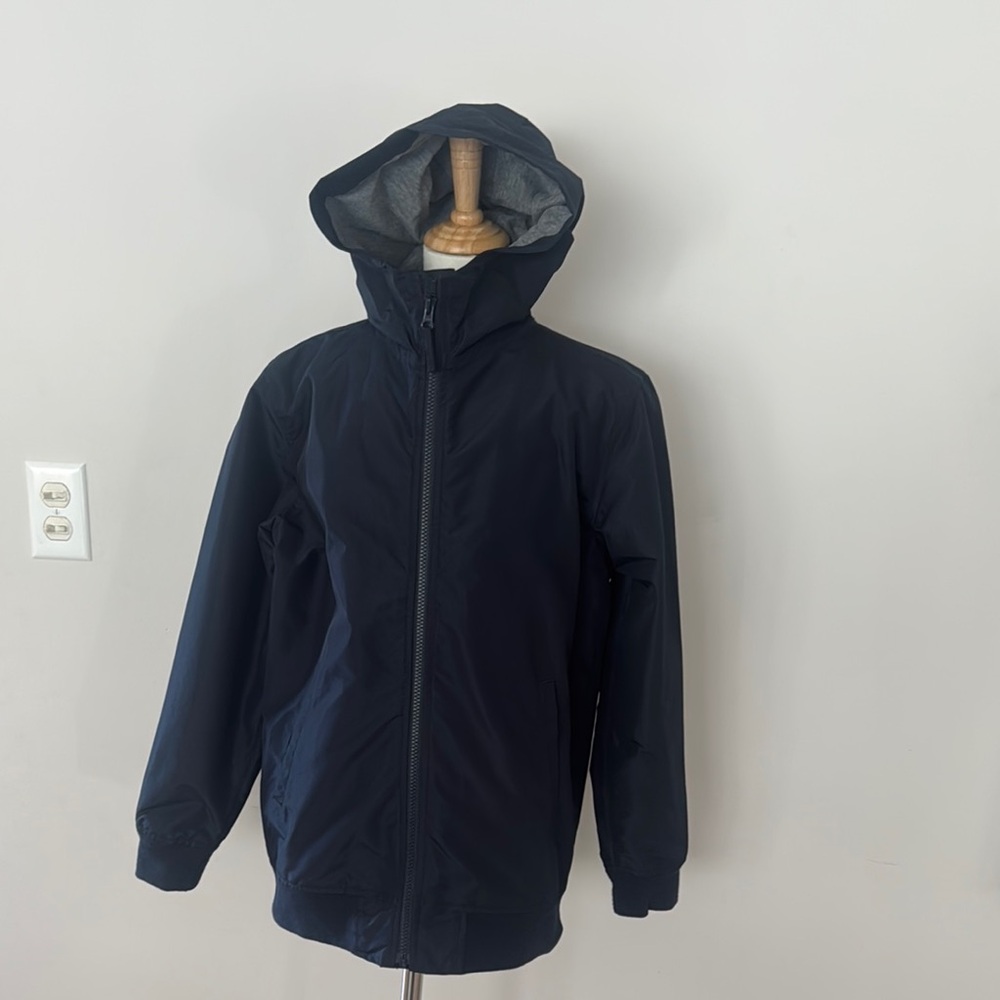 🛑CLEARANCE 🛑 Boy’s Navy Hooded Jacket/ Rain Coat